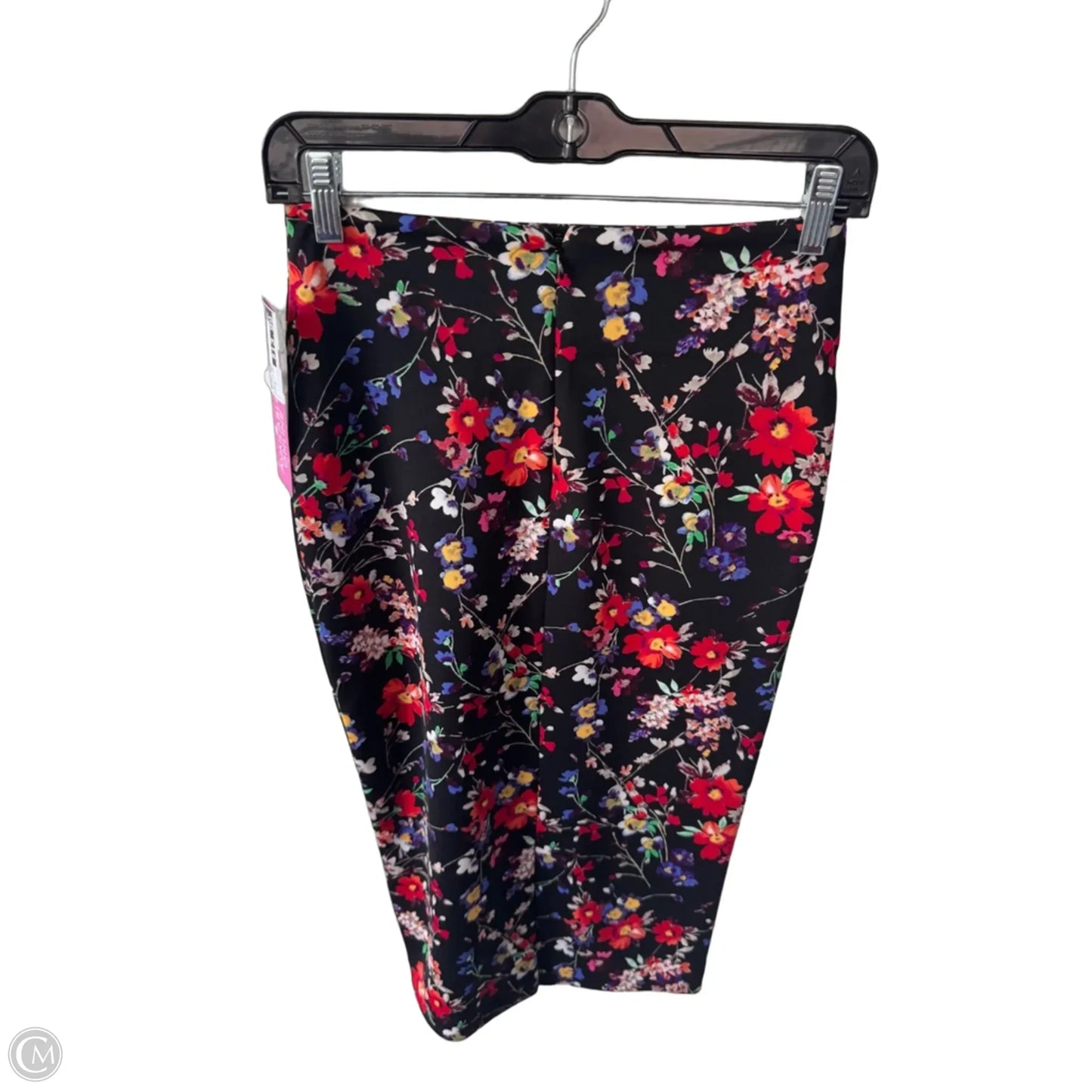 Skirt Midi By Express In Black & Red, Size: 0