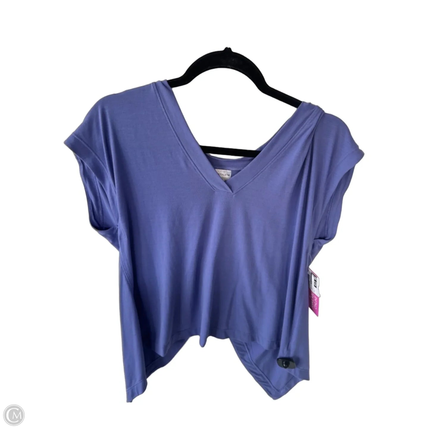 Athletic Top Short Sleeve By Athleta In Purple, Size: S