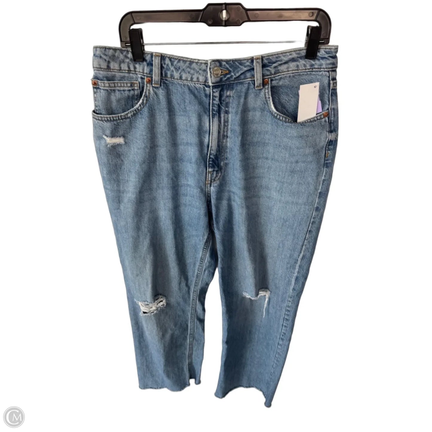 Jeans Straight By Clothes Mentor In Blue Denim, Size: 16