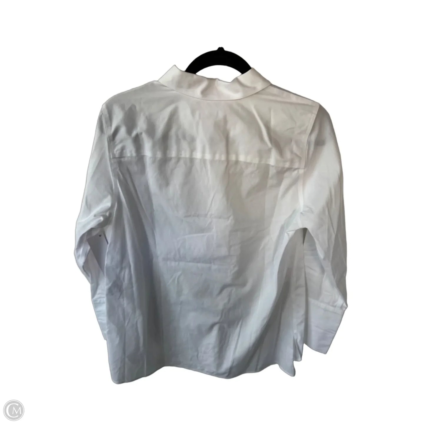 Top Long Sleeve By Chicos In White, Size: M