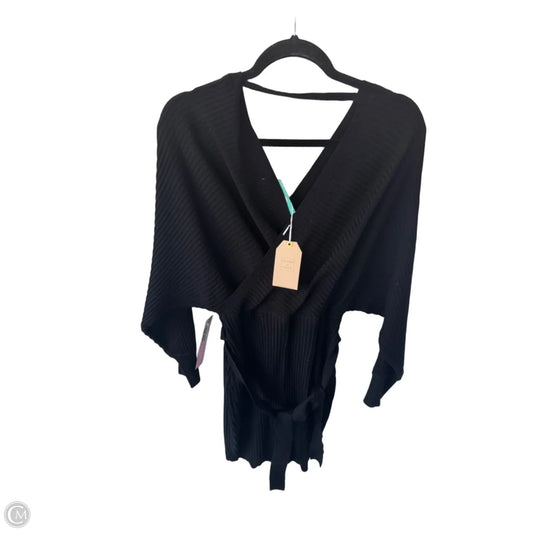 Dress Sweater By Love Tree In Black, Size: L