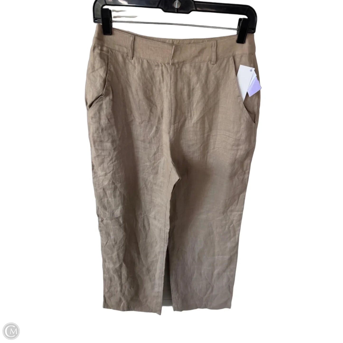 Pants Linen By Clothes Mentor In Tan, Size: 4