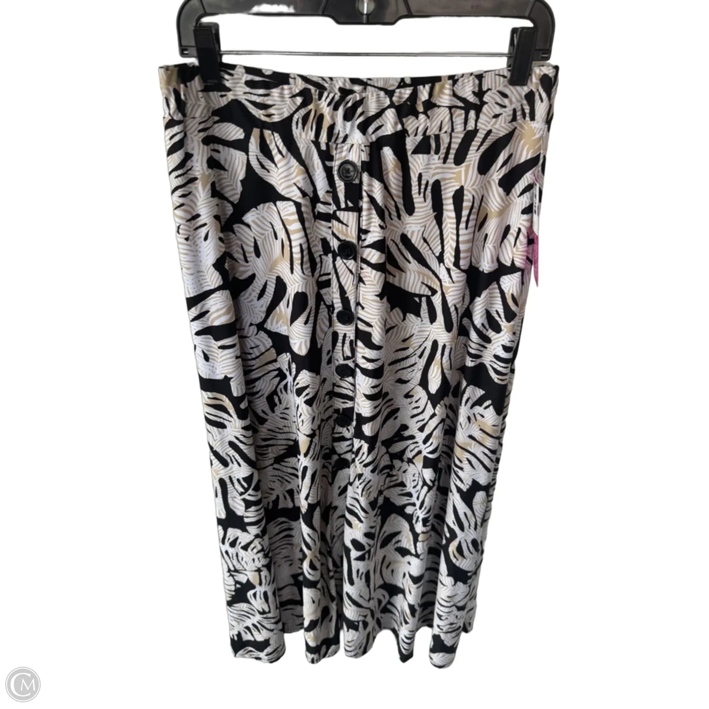Skirt Maxi By Robert Louis In Black & Tan, Size: 12