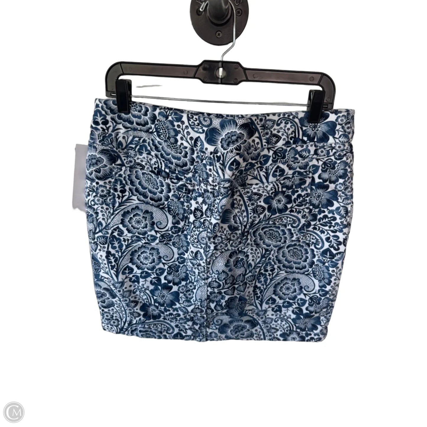 Skort By Chicos In Blue & White, Size: 8