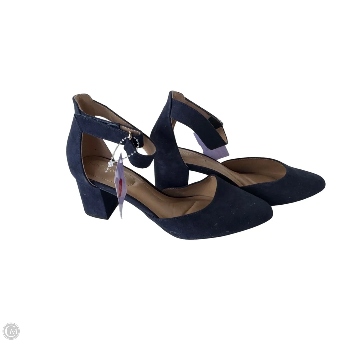 Shoes Heels Block By Lane Bryant In Blue, Size: 9