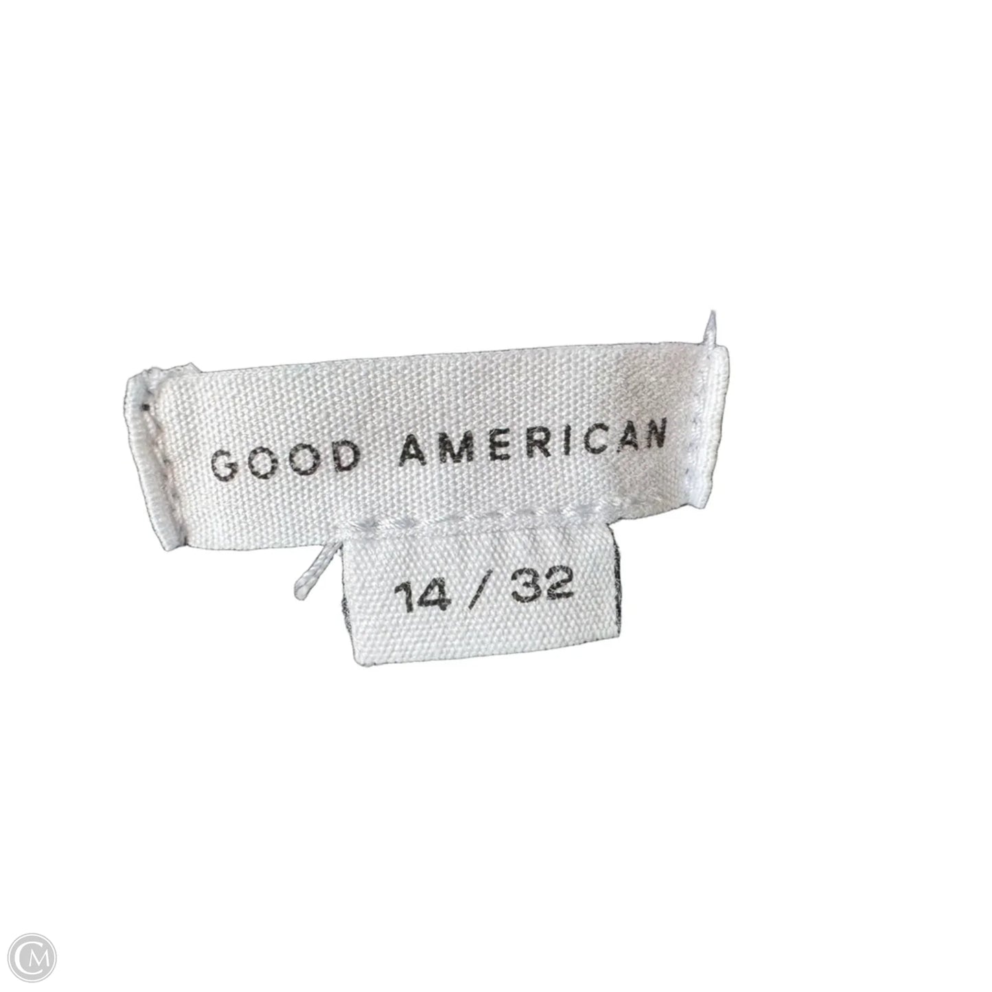 Jeans Boot Cut By Good American In Blue Denim, Size: 14