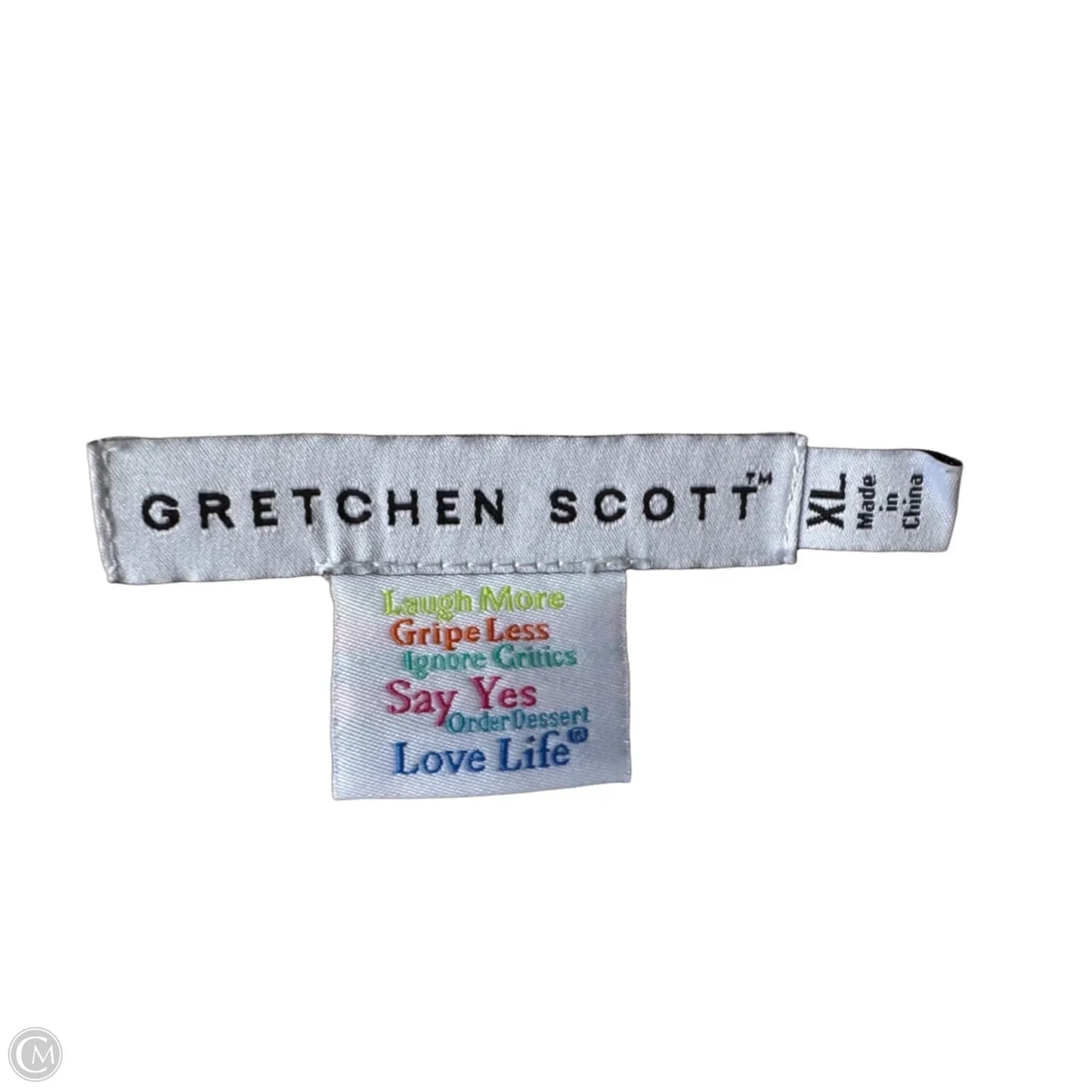 Dress Casual Short By Gretchen Scott In Green & Tan, Size: Xl