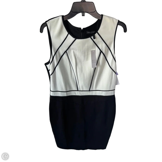 Dress Work By White House Black Market In Black & White, Size: L