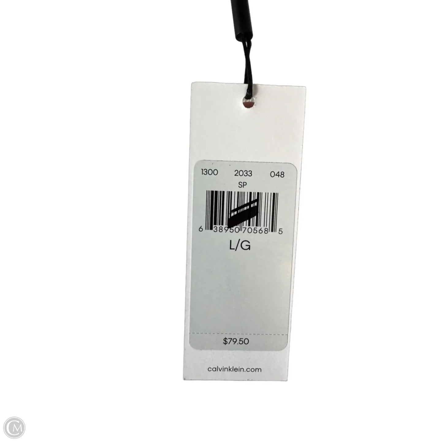 Cardigan By Calvin Klein In Grey, Size: L