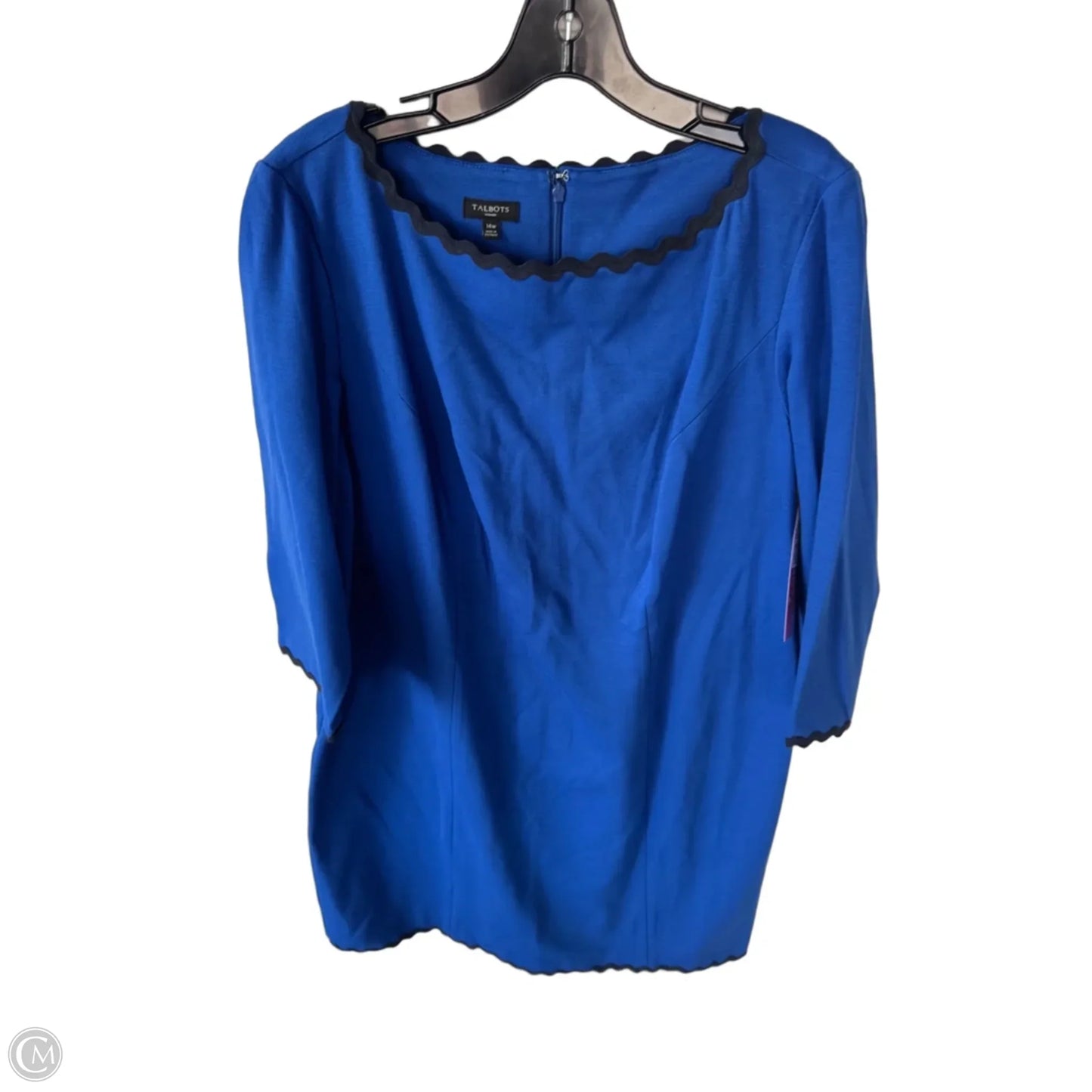 Dress Work By Talbots In Blue, Size: L