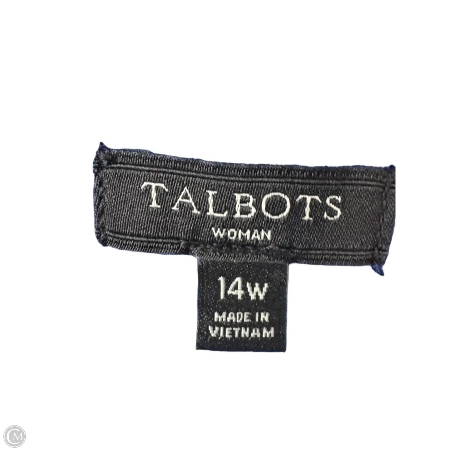 Dress Work By Talbots In Blue, Size: L