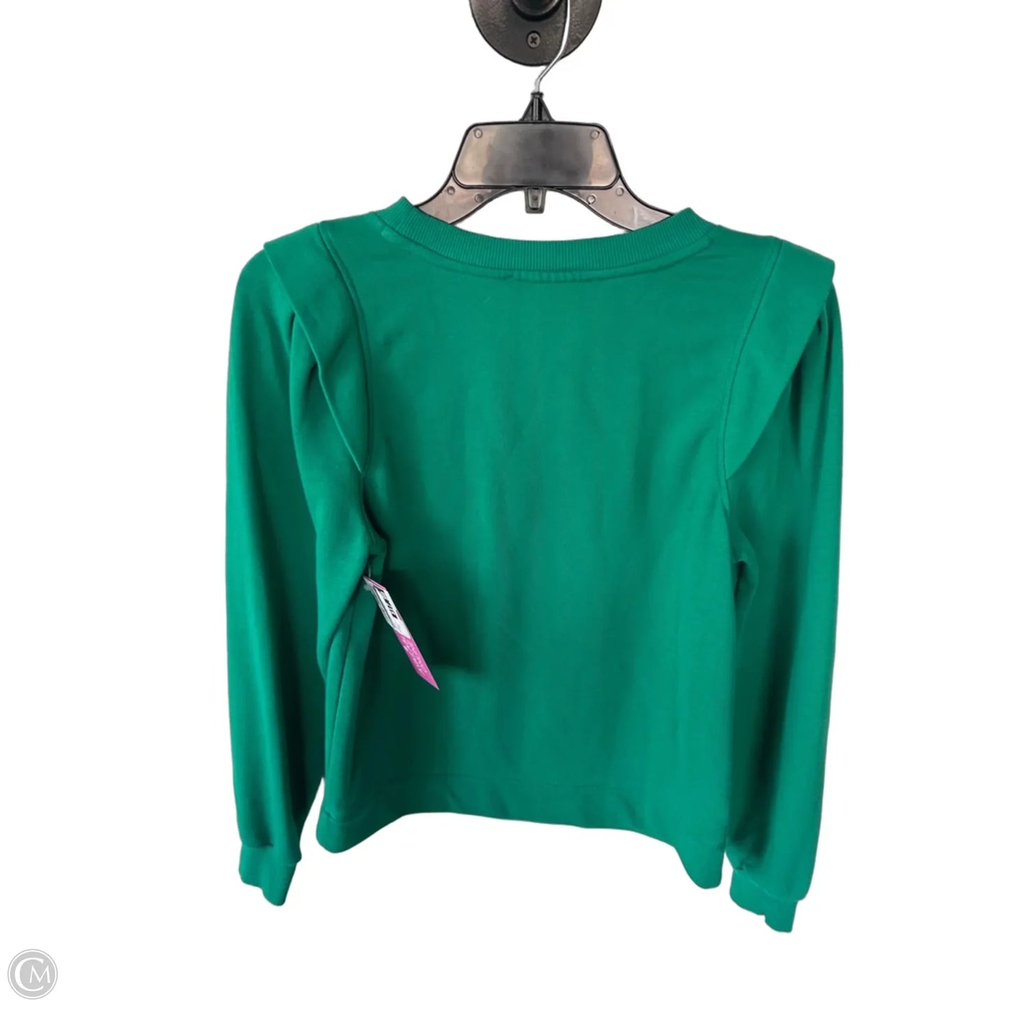 Sweatshirt Crewneck By Loft In Green, Size: Xs