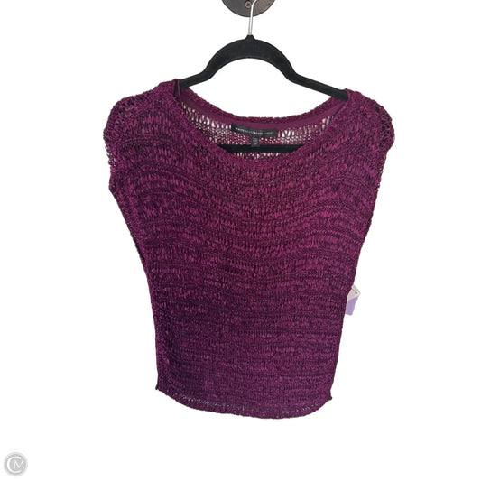 Vest Sweater By White House Black Market In Purple, Size: S