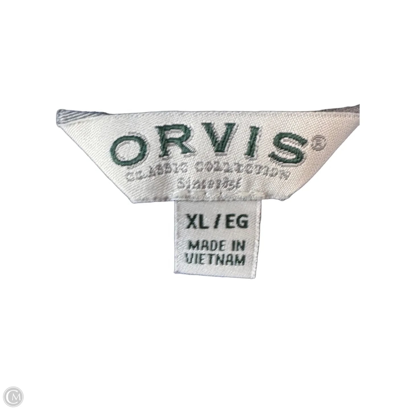 Top Short Sleeve By Orvis In Blue, Size: Xl