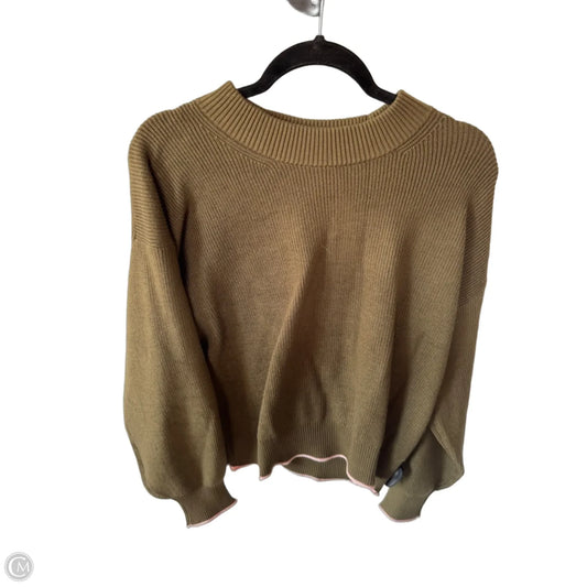 Sweater By Scotch & Soda In Green & Pink, Size: L