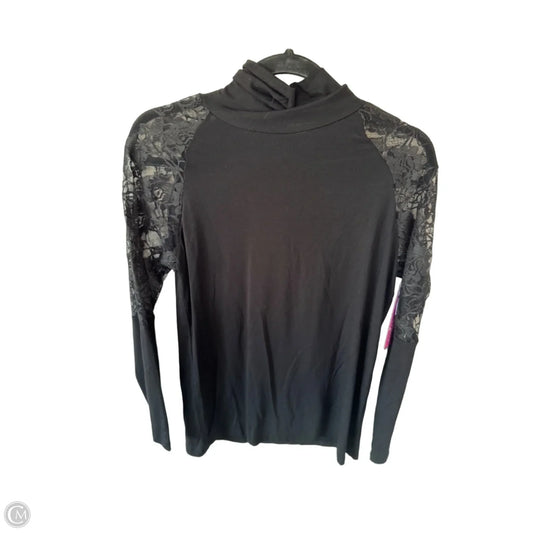 Top Long Sleeve By Clothes Mentor In Black, Size: L