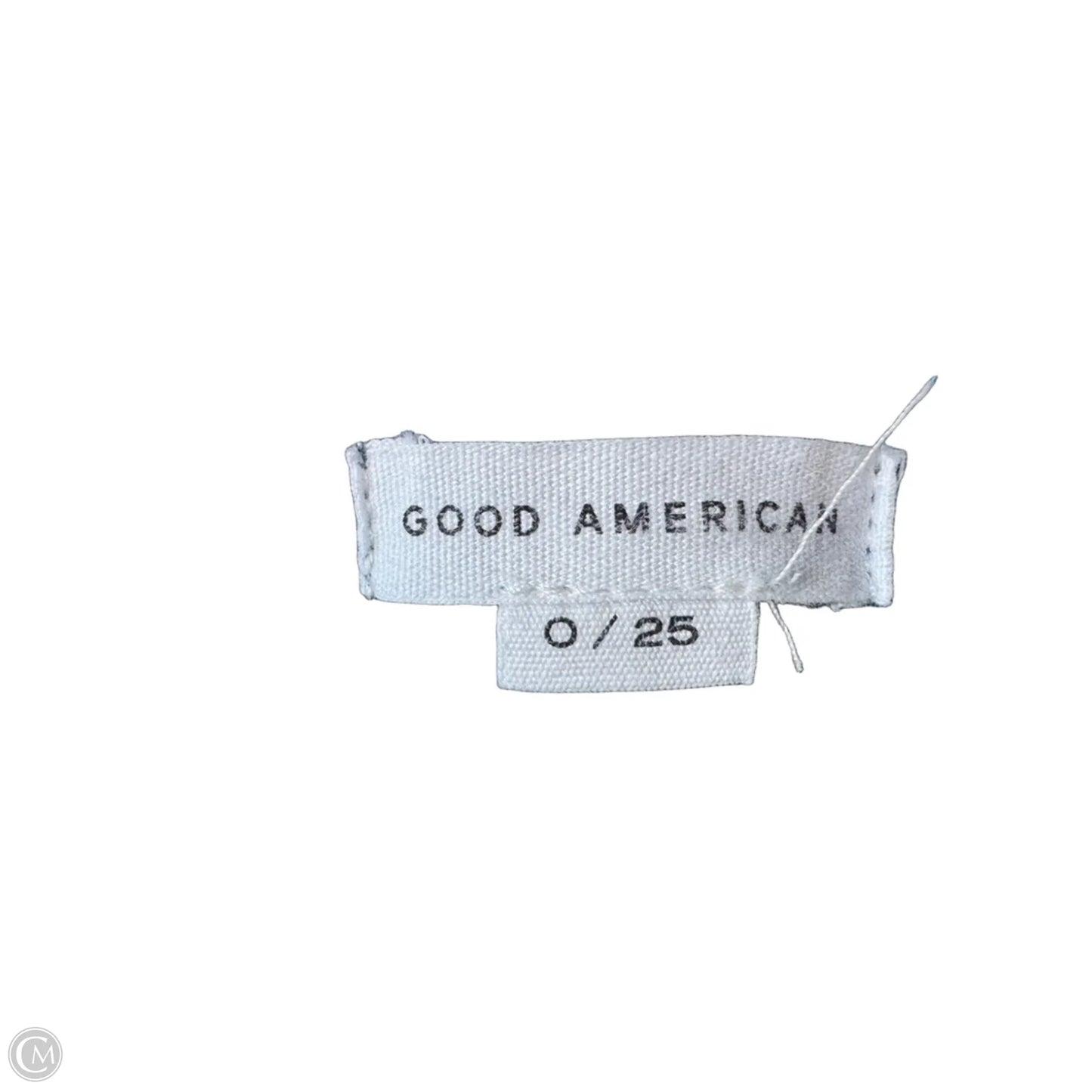 Jeans Straight By Good American In Blue Denim, Size: 0