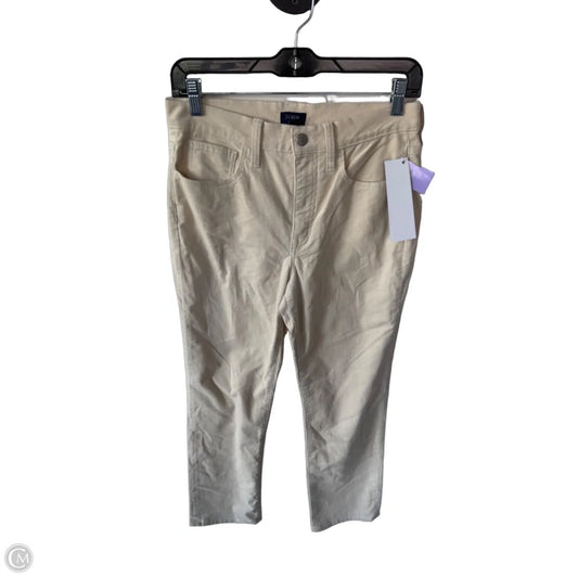 Pants Corduroy By J. Crew In Cream, Size: 4p