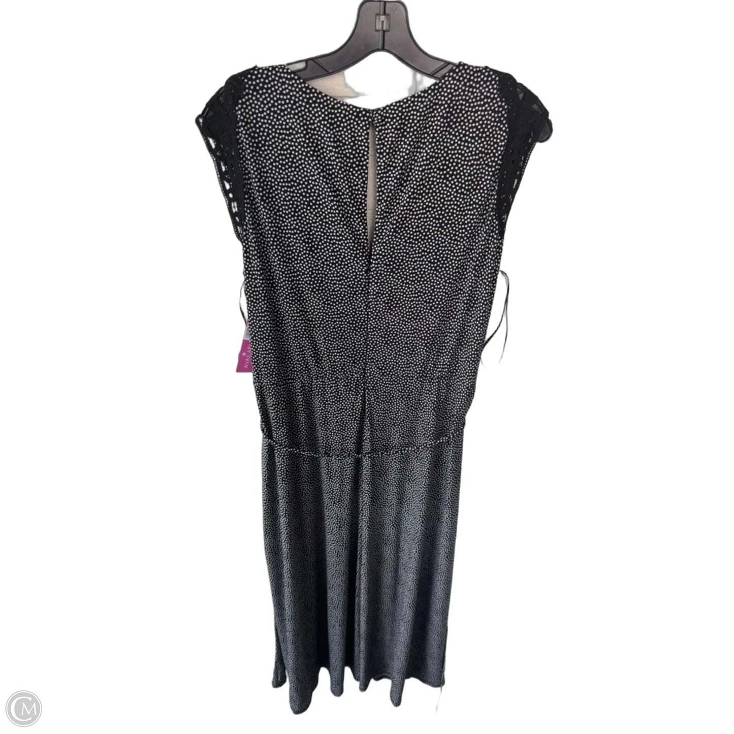 Dress Casual Maxi By Lane Bryant In Black & White, Size: L