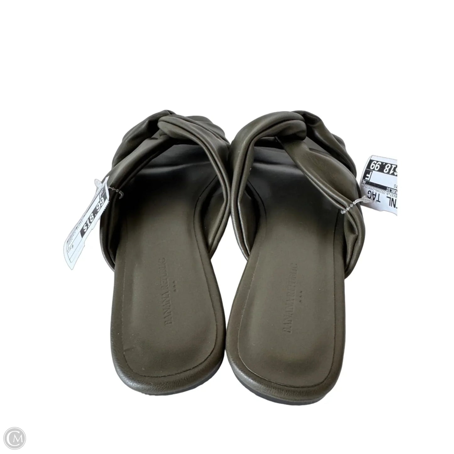 Sandals Flats By Banana Republic In Green, Size: 9