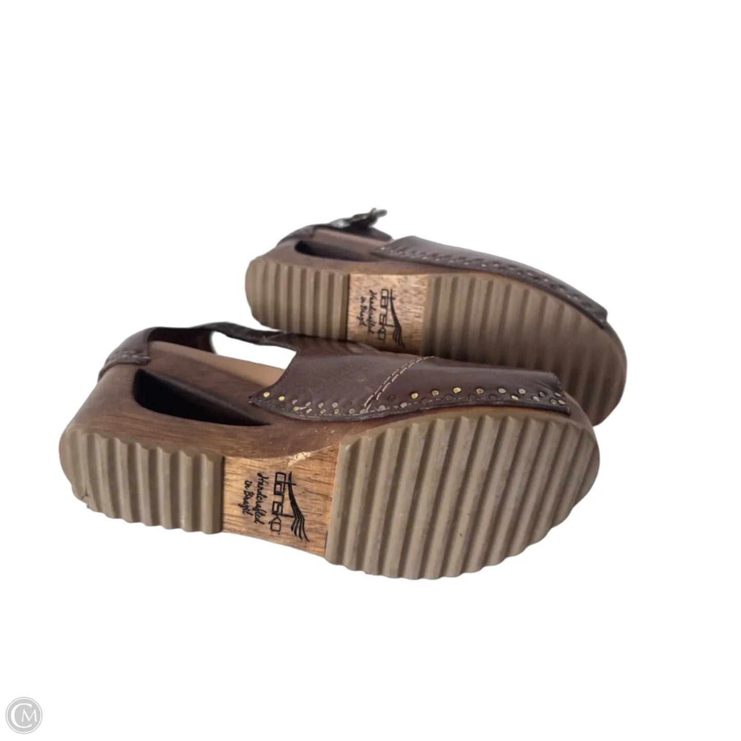 Sandals Heels Wedge By Dansko In Brown, Size: 7.5