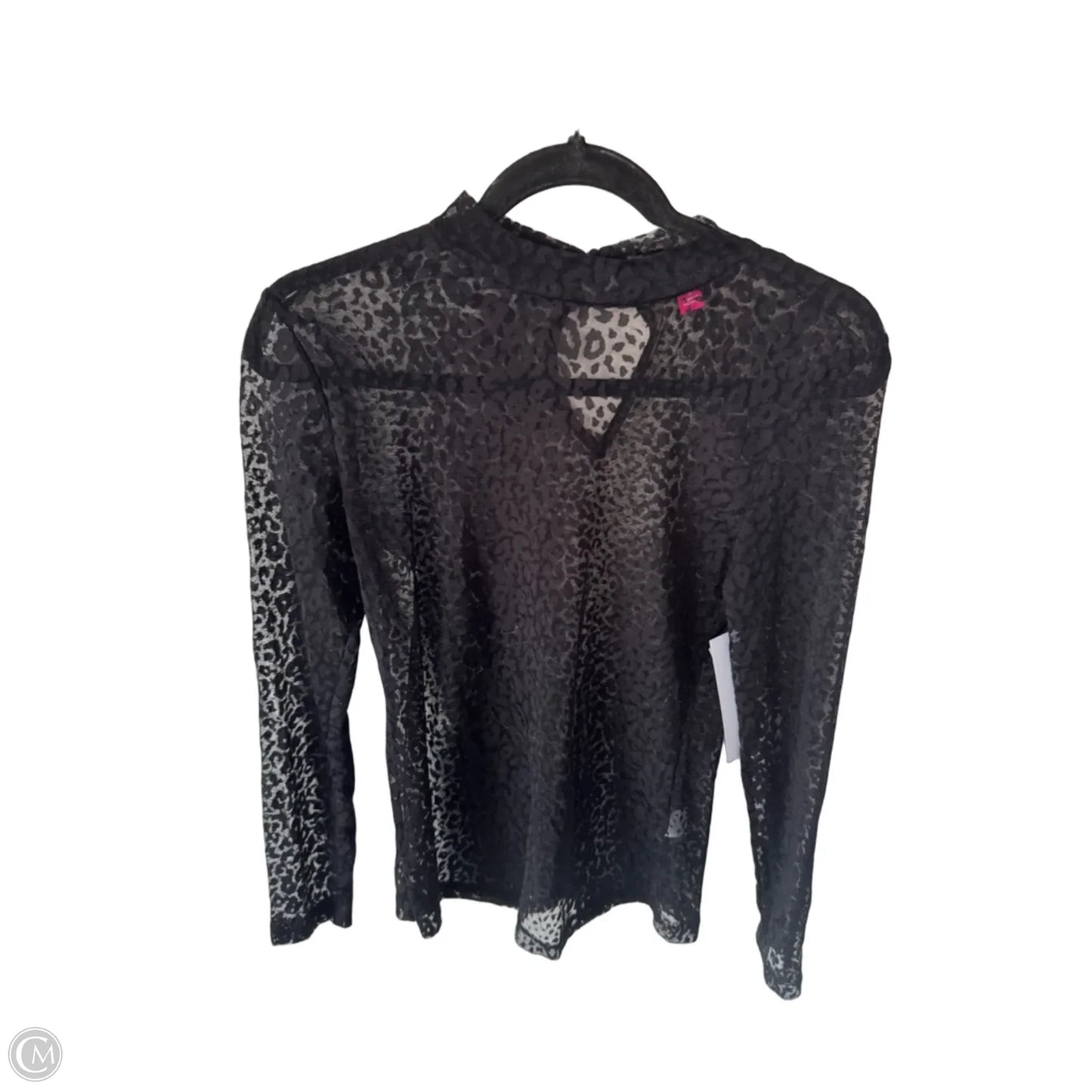 Top Long Sleeve By Vince Camuto In Black, Size: S