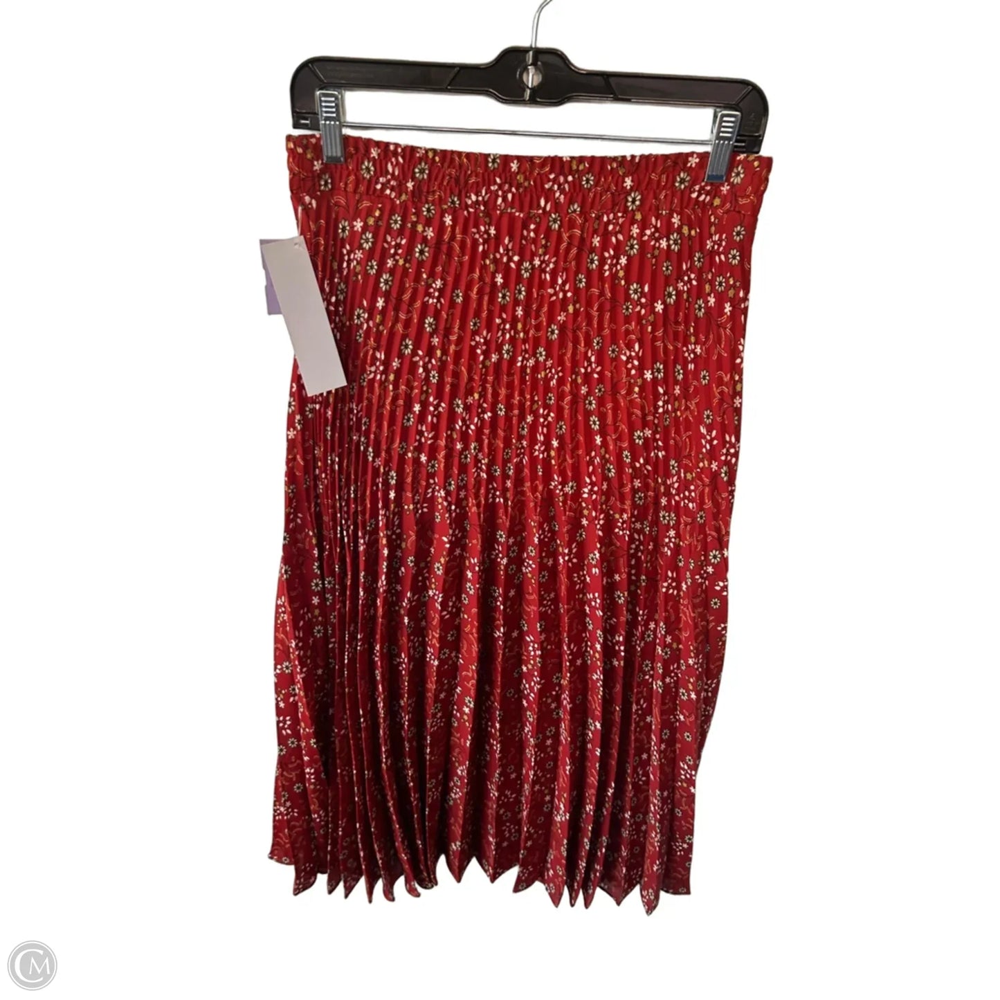 Skirt Maxi By Max Studio In Red & White, Size: 0