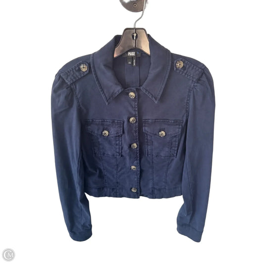 Jacket Denim By Paige In Blue Denim, Size: Xs
