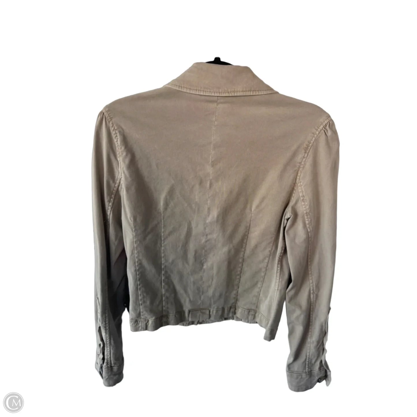 Jacket Denim By Paige In Tan Denim, Size: Xs