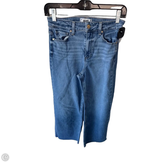 Jeans Wide Leg By Paige In Blue Denim, Size: 2