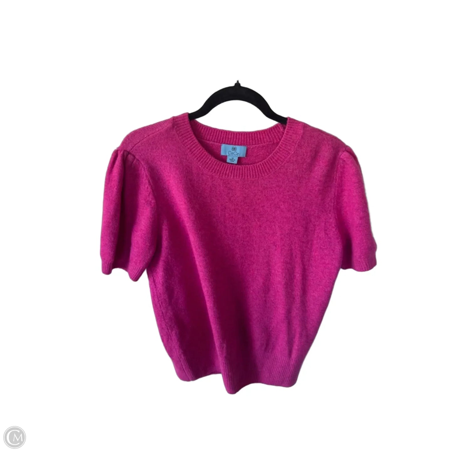 Sweater Short Sleeve By Cece In Pink, Size: M