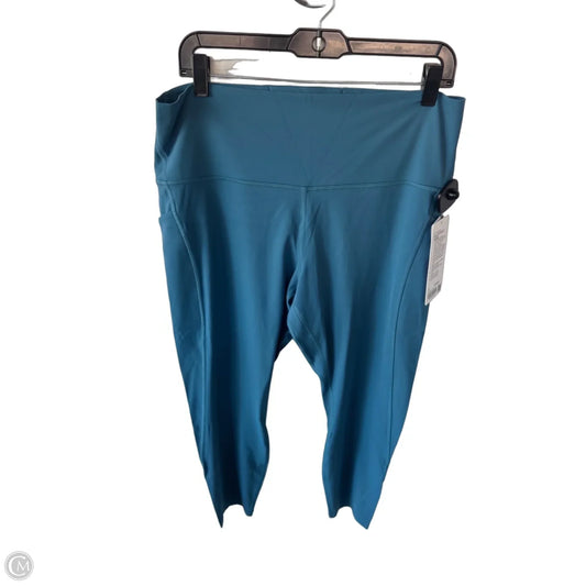 Athletic Leggings By Lululemon In Blue, Size: 16