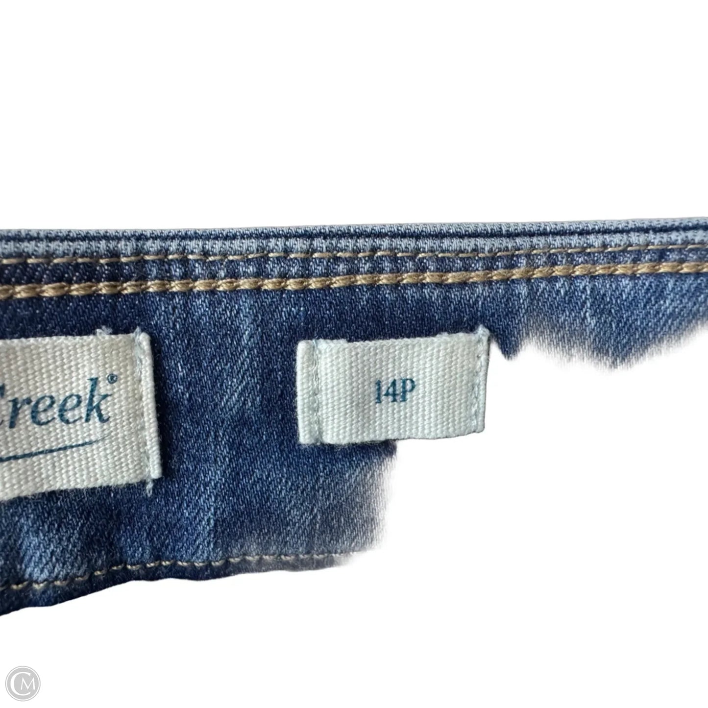 Jeans Straight By Coldwater Creek In Blue Denim, Size: 14p