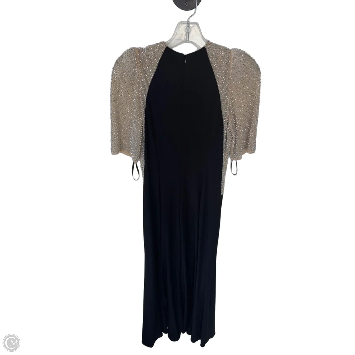 Dress Designer By Xscape In Black & Silver, Size: Mp
