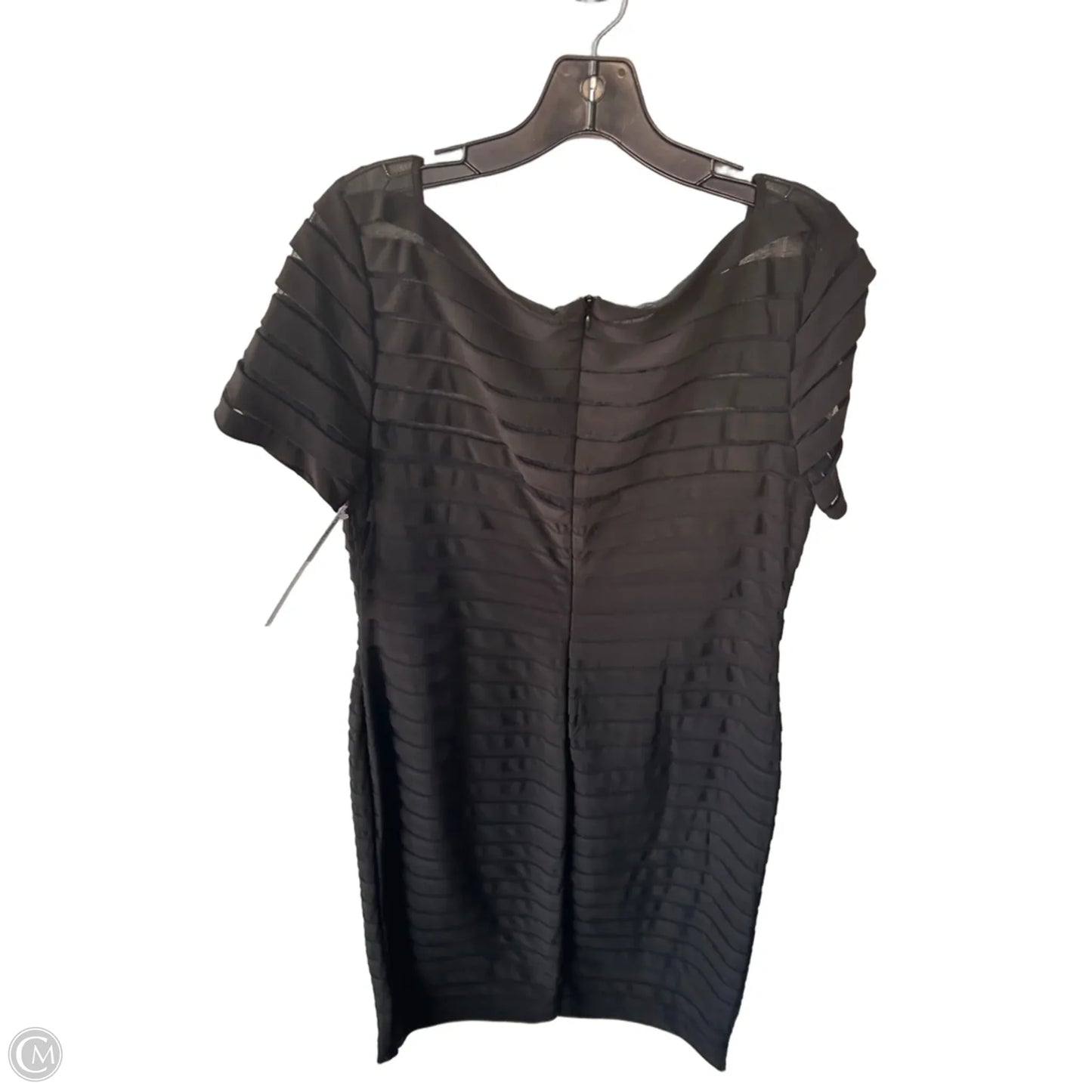 Dress Party Short By Adrianna Papell In Black, Size: L
