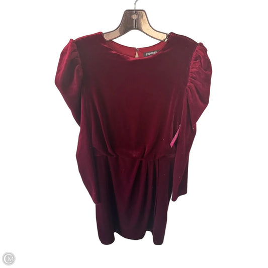 Dress Party Short By Express In Red, Size: S