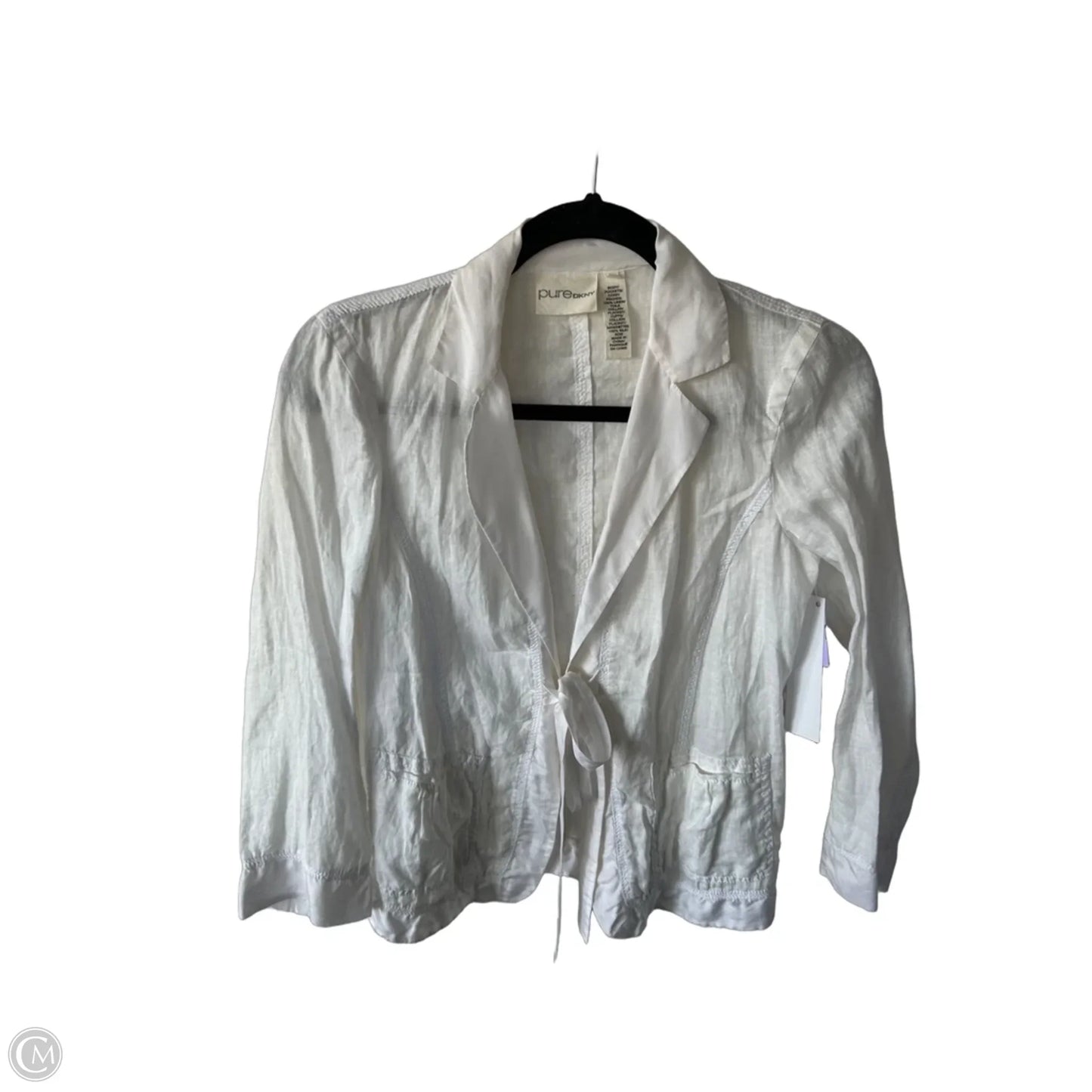 Blazer By Dkny In Cream, Size: Xs
