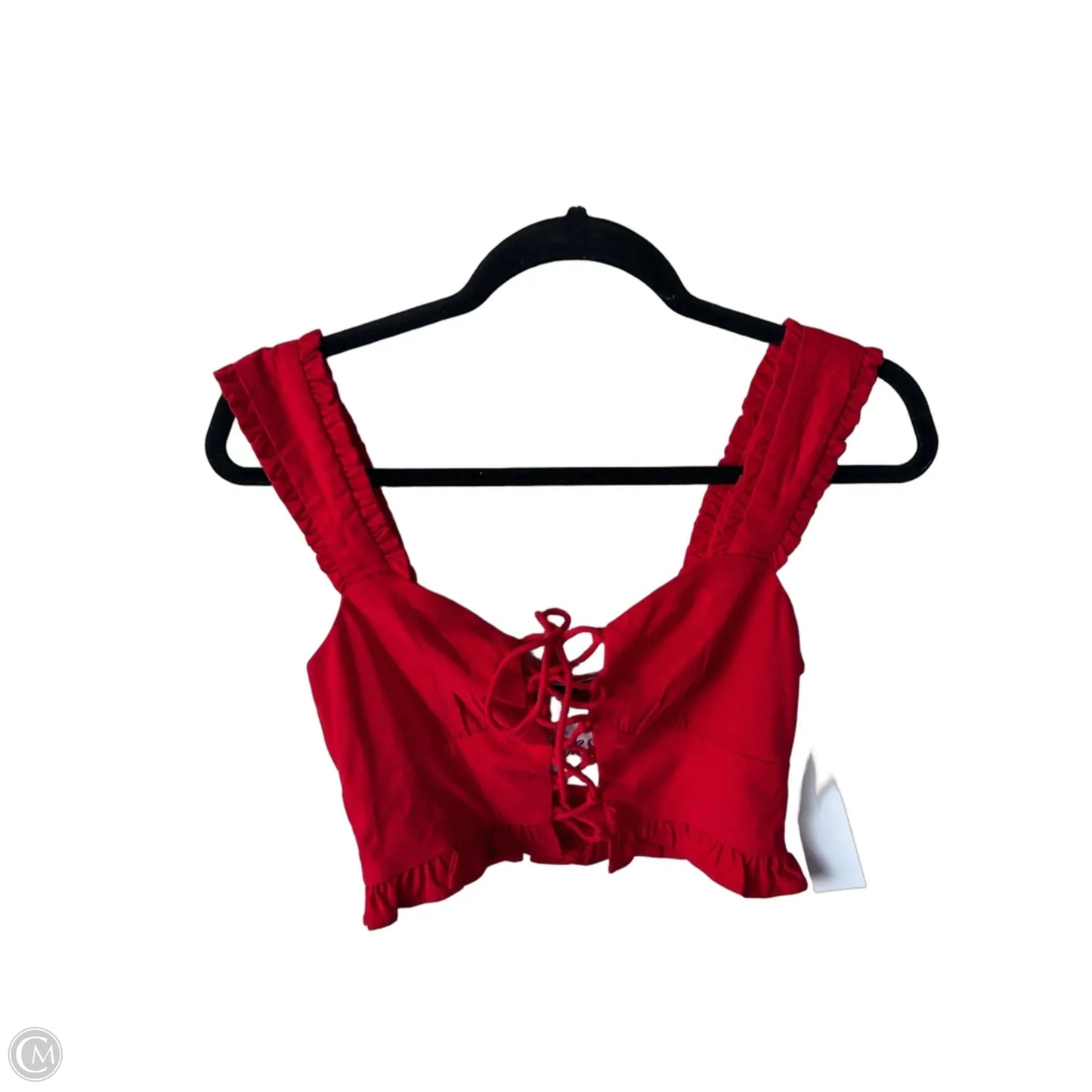 Top Sleeveless By Blue Blush In Red, Size: S