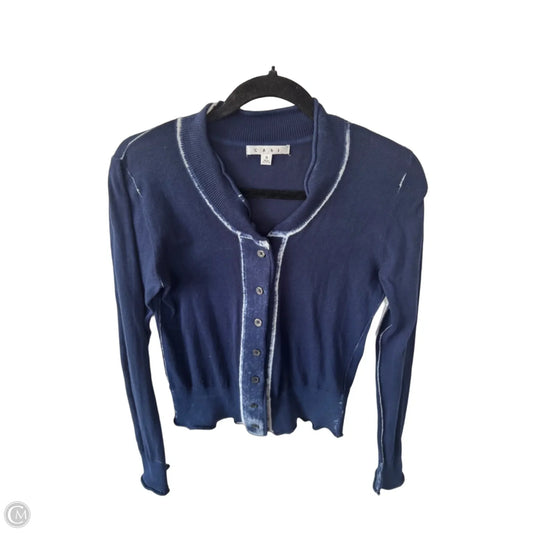 Sweater Cardigan By Cabi In Blue, Size: S