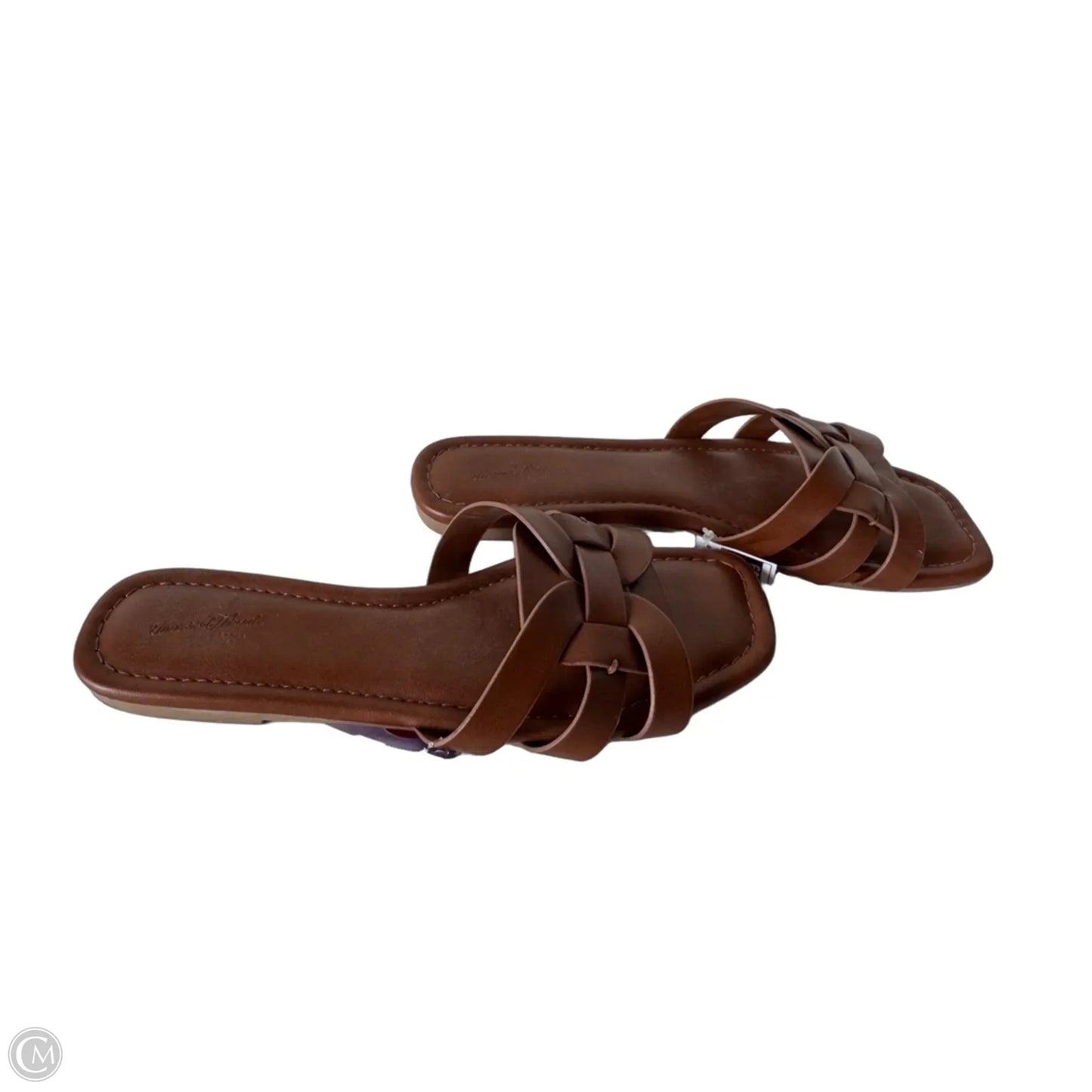 Sandals Flats By Universal Thread In Brown, Size: 8.5
