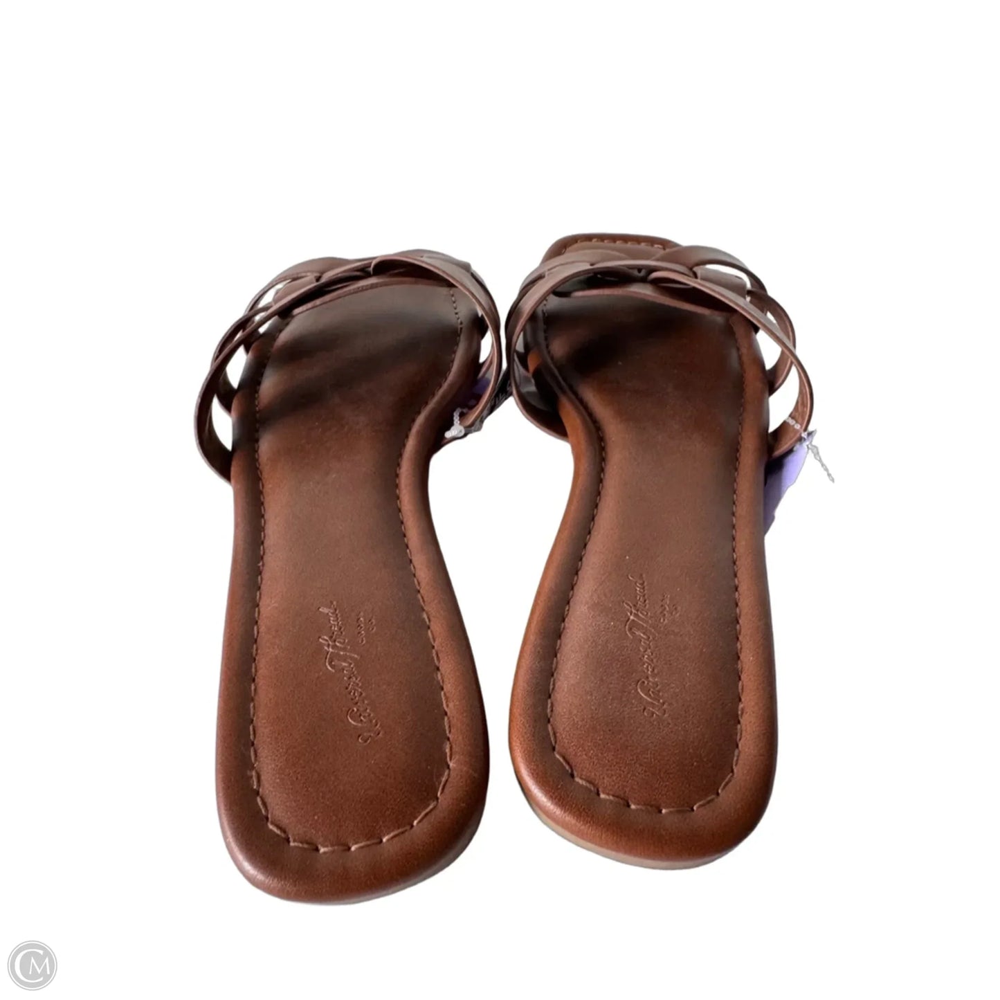 Sandals Flats By Universal Thread In Brown, Size: 8.5