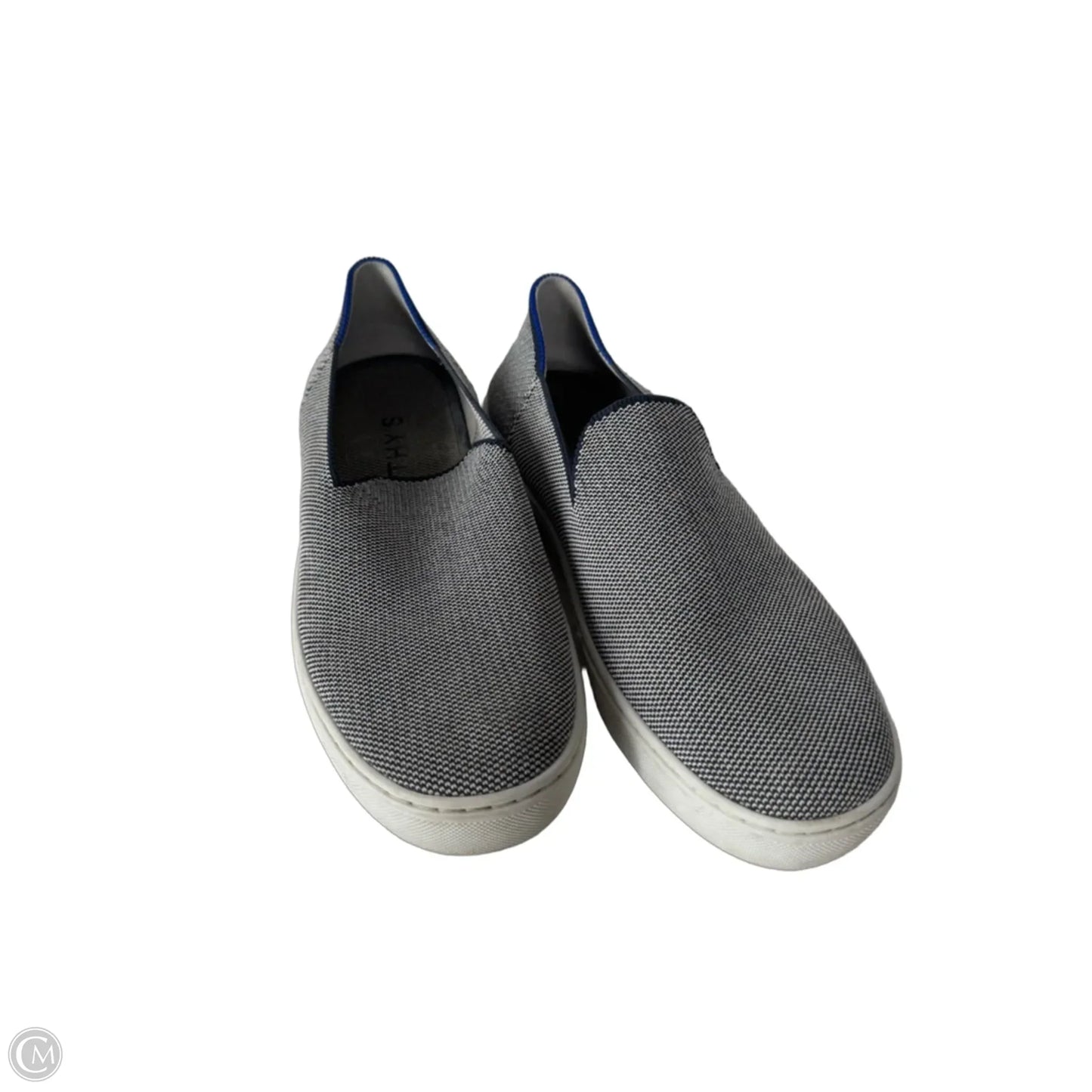 Shoes Flats By Rothys In Blue & White, Size: 8.5
