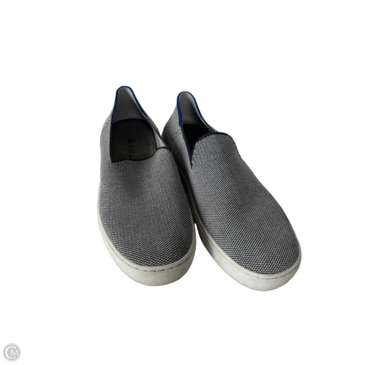 Shoes Flats By Rothys In Blue & White, Size: 8.5