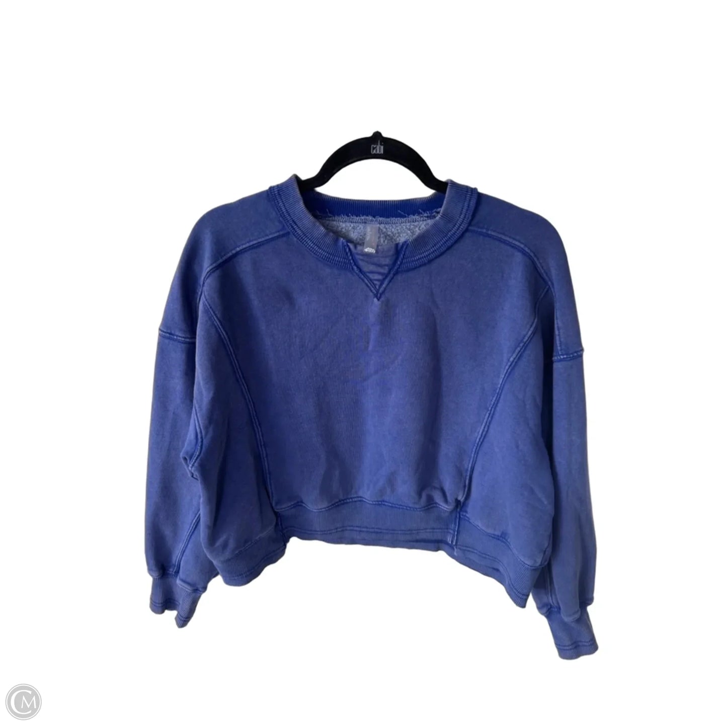 Sweatshirt Crewneck By Free People In Blue, Size: S