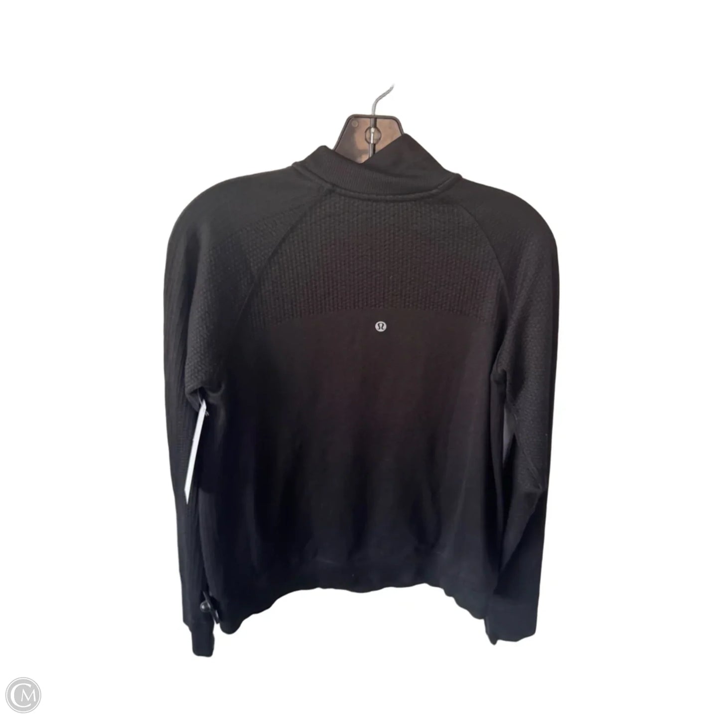 Athletic Sweatshirt Crewneck By Lululemon In Black, Size: M