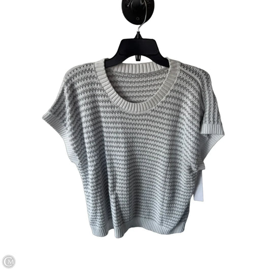 Vest Sweater By Cme In Grey & White, Size: 2x