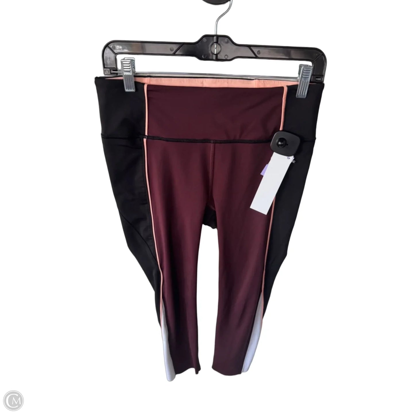 Athletic Leggings Capris By Athleta In Black & Red, Size: 4