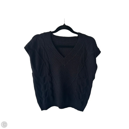 Vest Sweater By Cme In Black, Size: L
