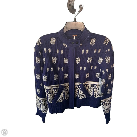 Jacket Other By Free People In Blue & Tan, Size: Xs