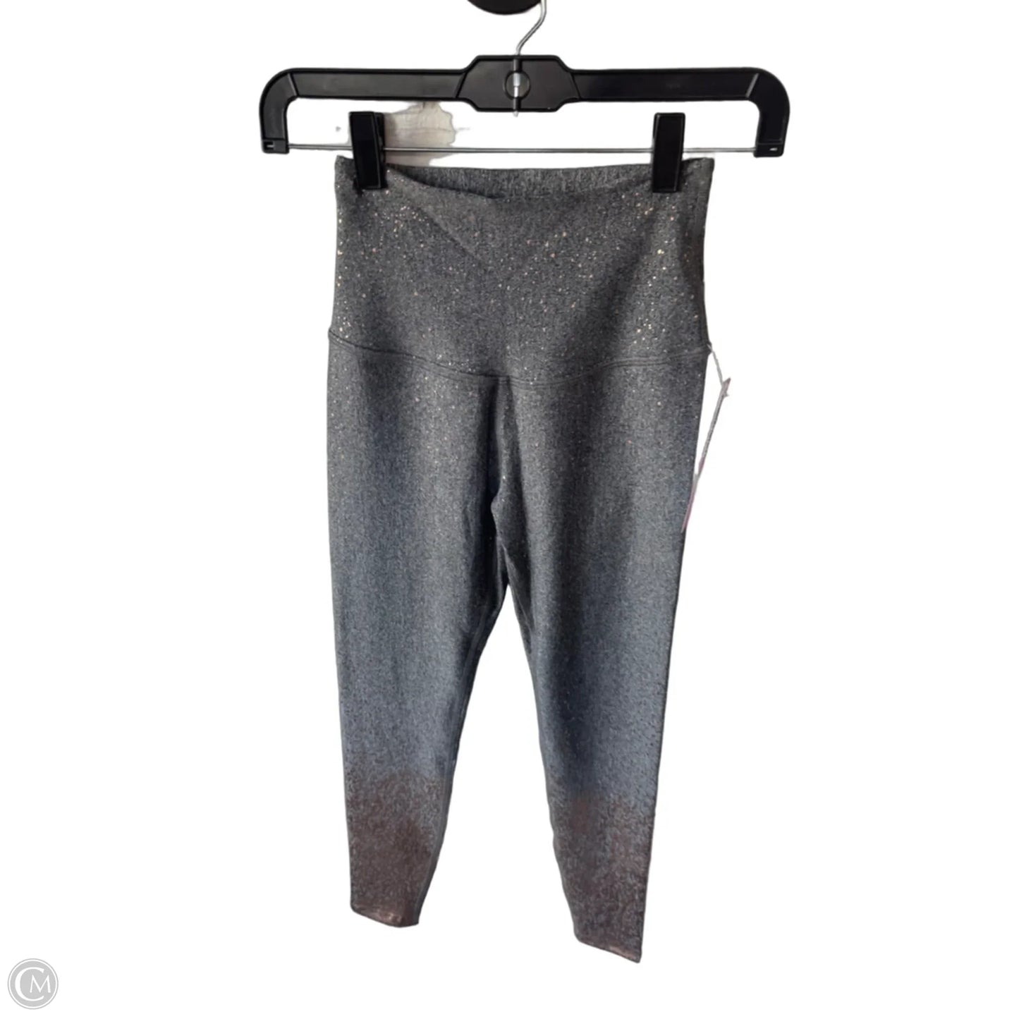 Athletic Leggings By Beyond Yoga In Gold & Grey, Size: S